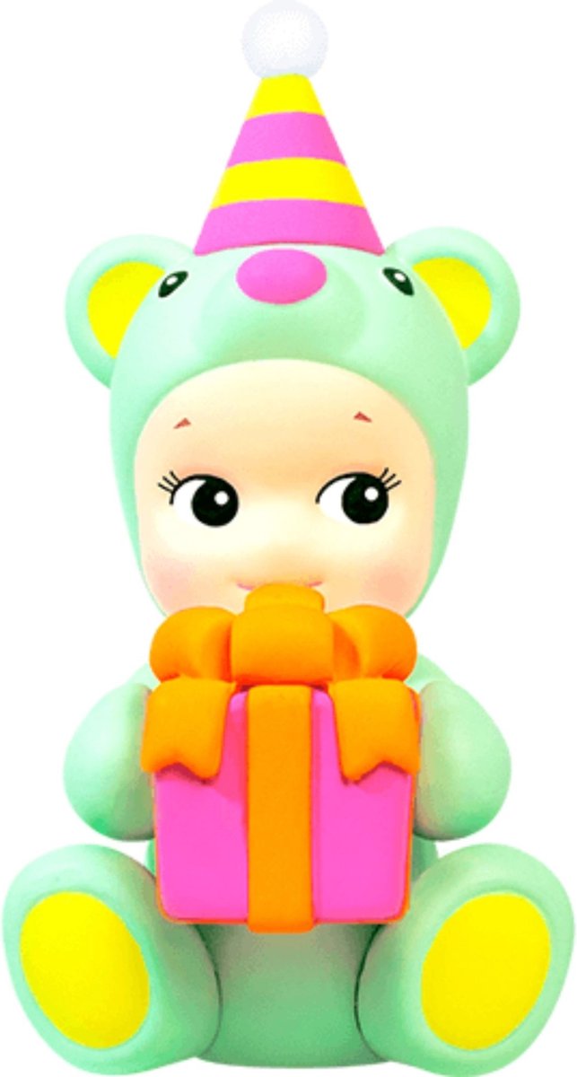 Sonny Angel Lucky Doll Happy Birthday Gift Bear