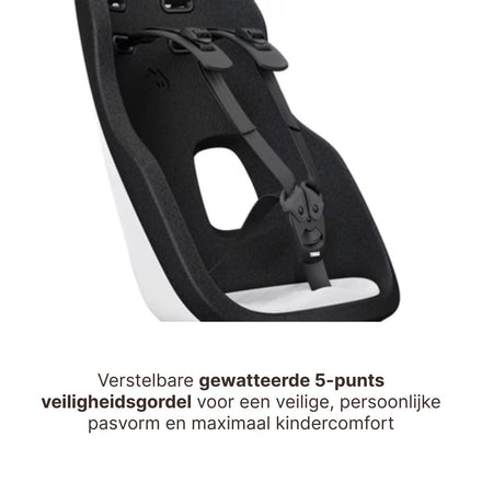 Thule Yepp Nexxt 2 Maxi Bicycle Seat Rear Frame Mounting I Snow White