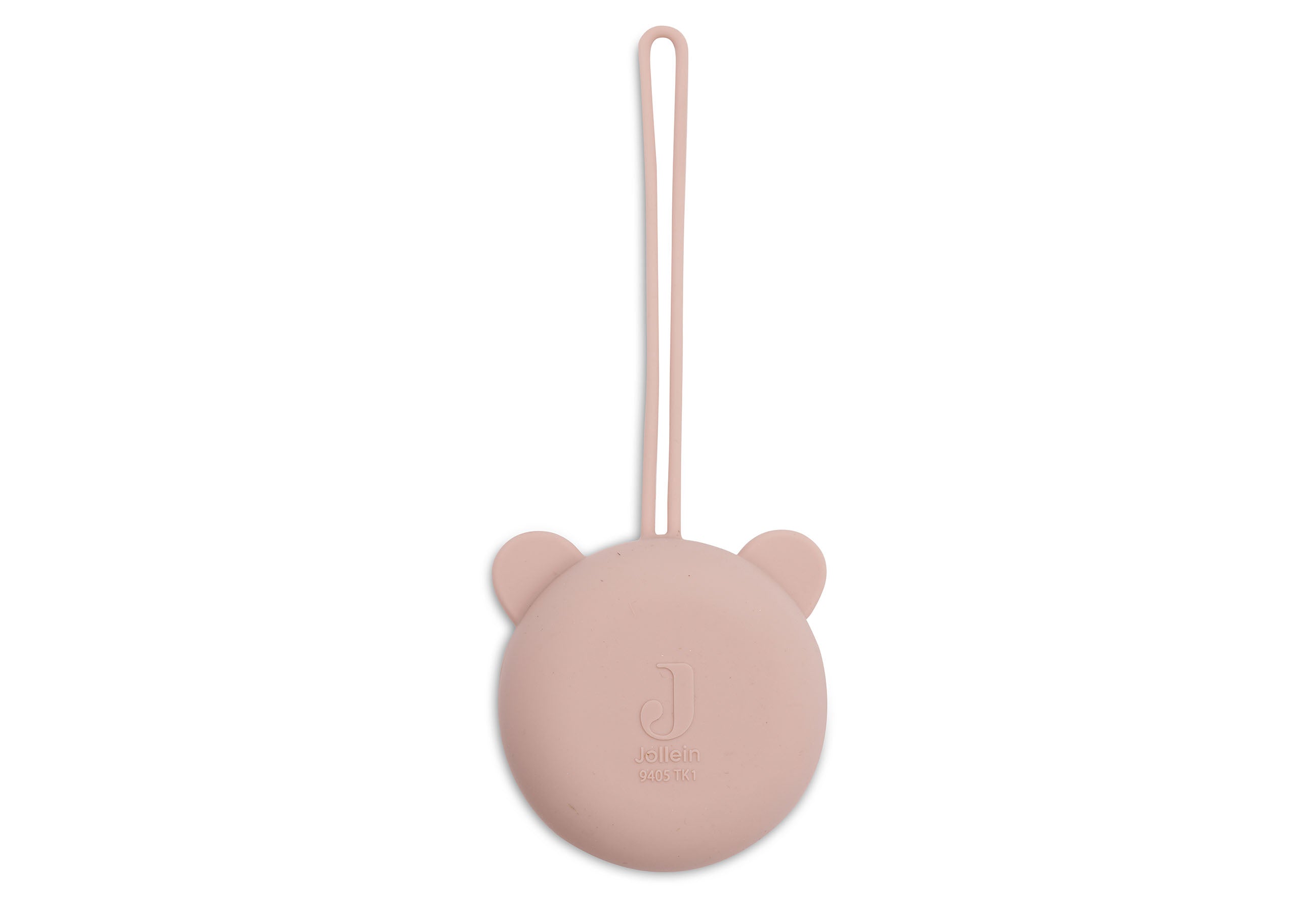 Jollein Silicone Pacifier Holder Ø7cm | Wild rose