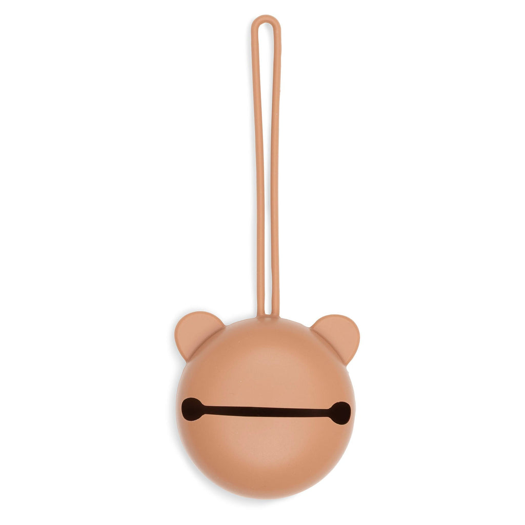 Jollein Silicone Pacifier Holder Ø7cm | Light Terra