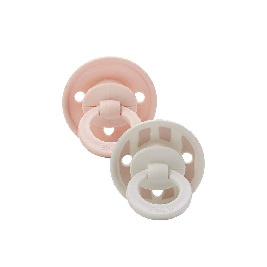 Elodie Set Pacifiers Binky Bundle +3m | Candy Stripes 2 pieces