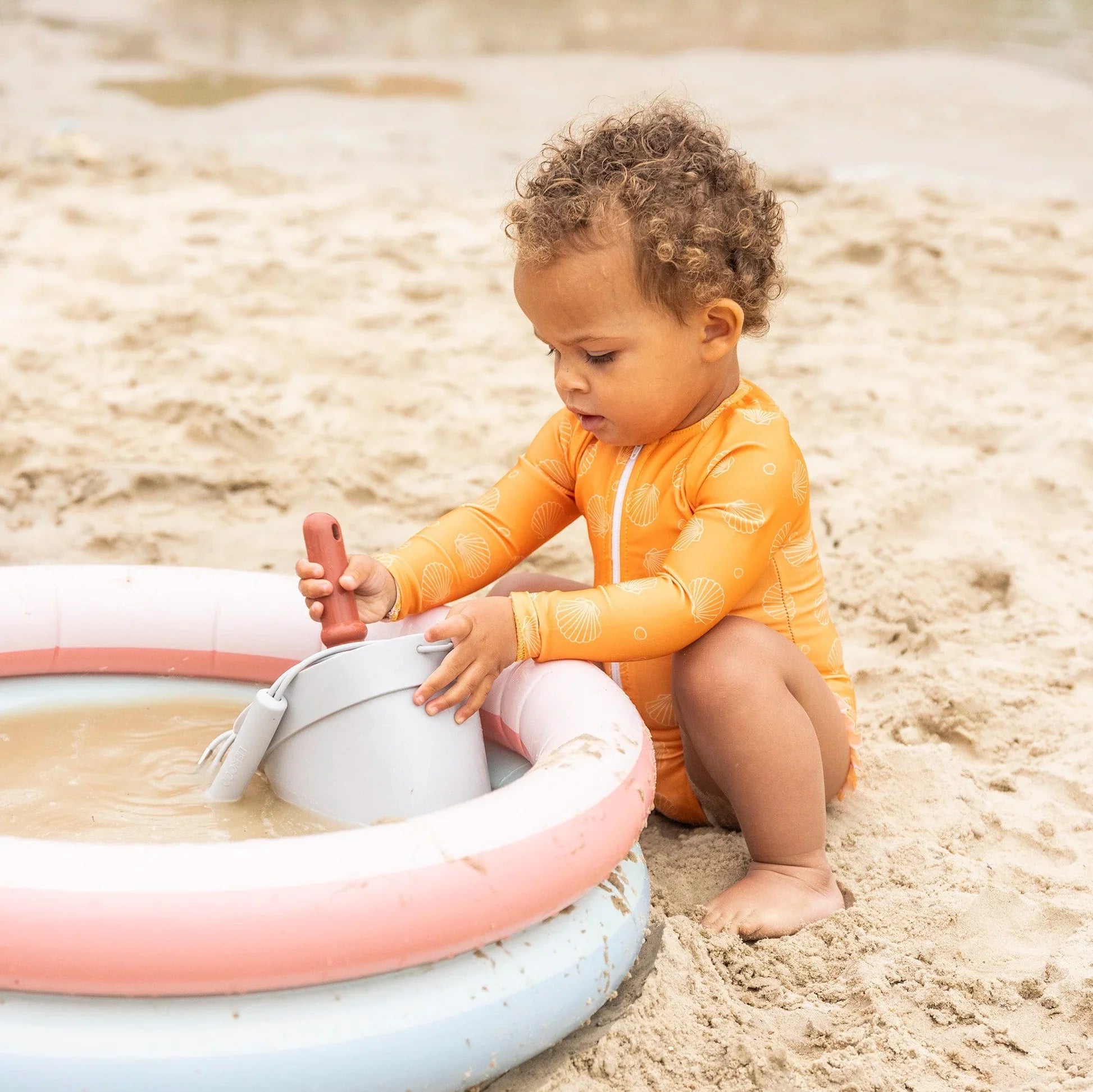 Swim Essentials Rainbow printed Baby Swimming Pool 60cm - 2 rings