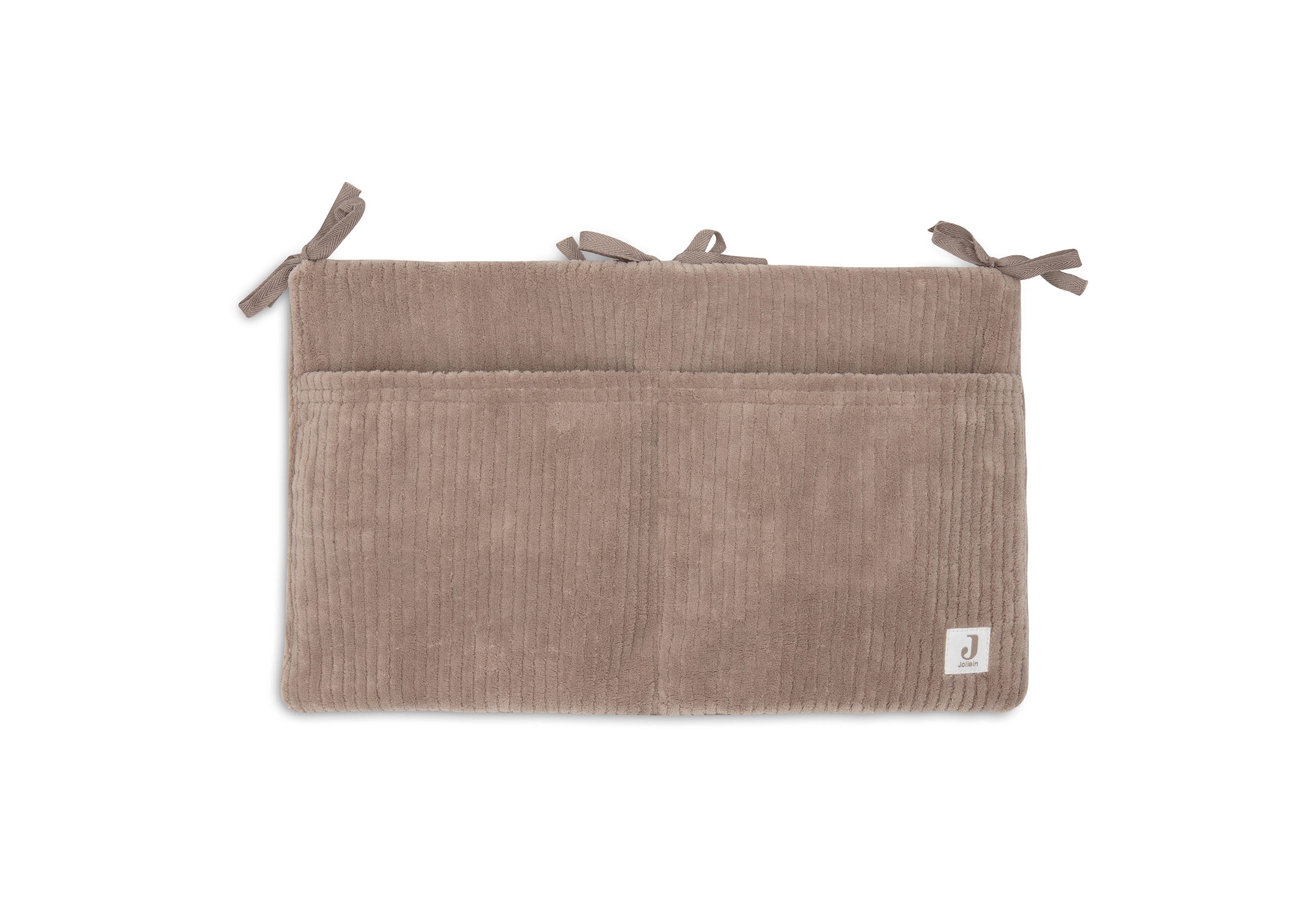 Jollein Box Storage Bag Organizer Cloudy Rib | Milky Coffee