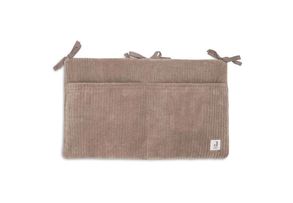 Jollein Box Storage Bag Organizer Cloudy Rib | Milky Coffee