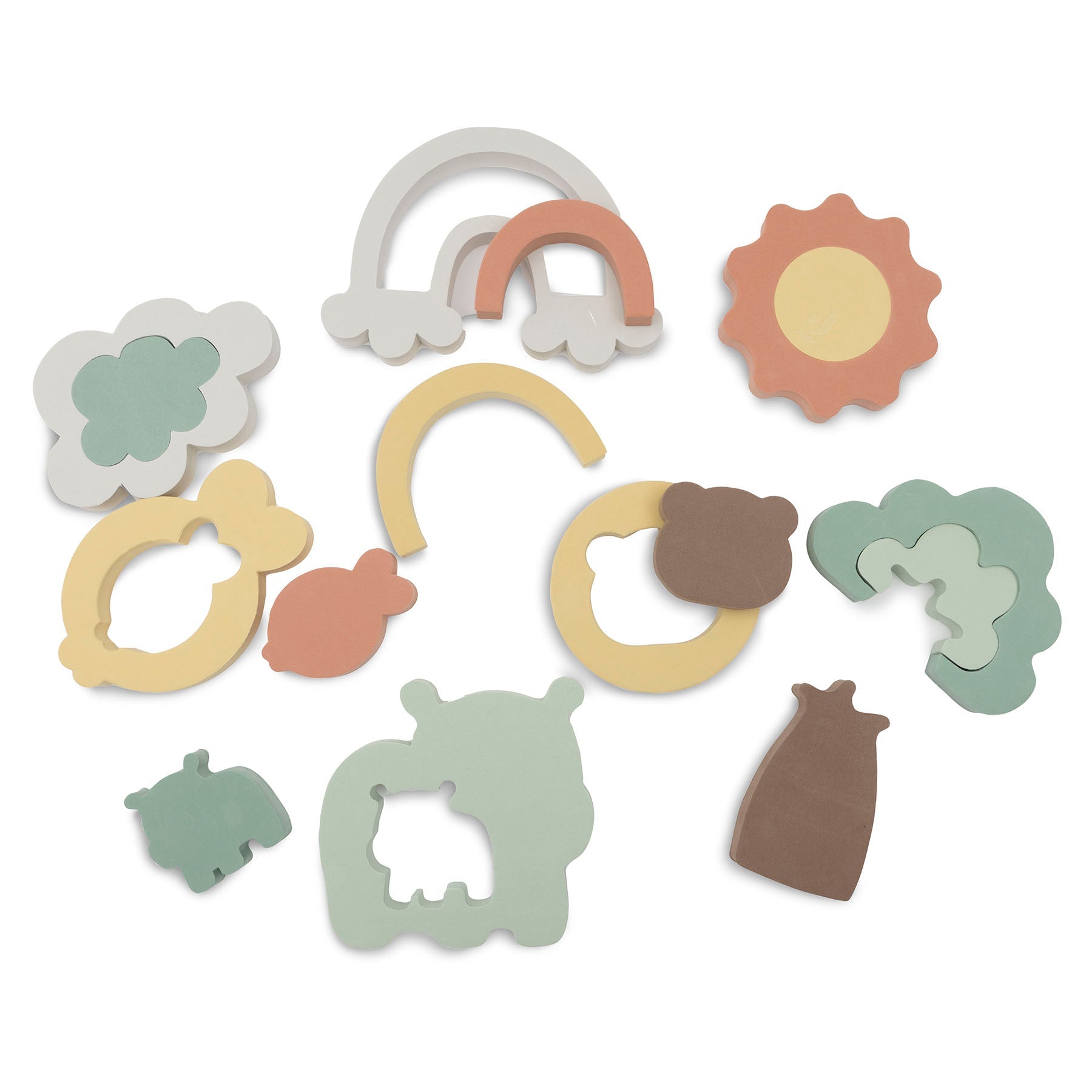 Jollein Bath Puzzle Foam Kangaroots