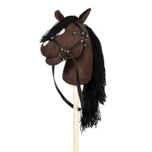 By astrup hobby horse with open mouth | Dark brown