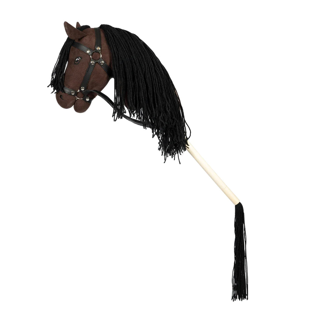 By astrup hobby horse with open mouth | Dark brown