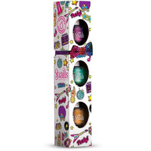 Snails set 3 mini nail polishes washable | Disco party