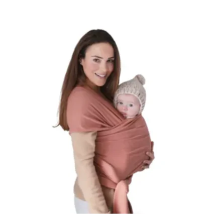 Mushie Baby Wrap baby sling | Cedar