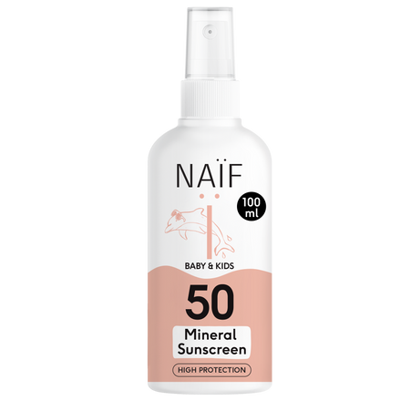 Naïf Mineral Sunscreen Spray For Baby & Kids SPF50 | 100ml