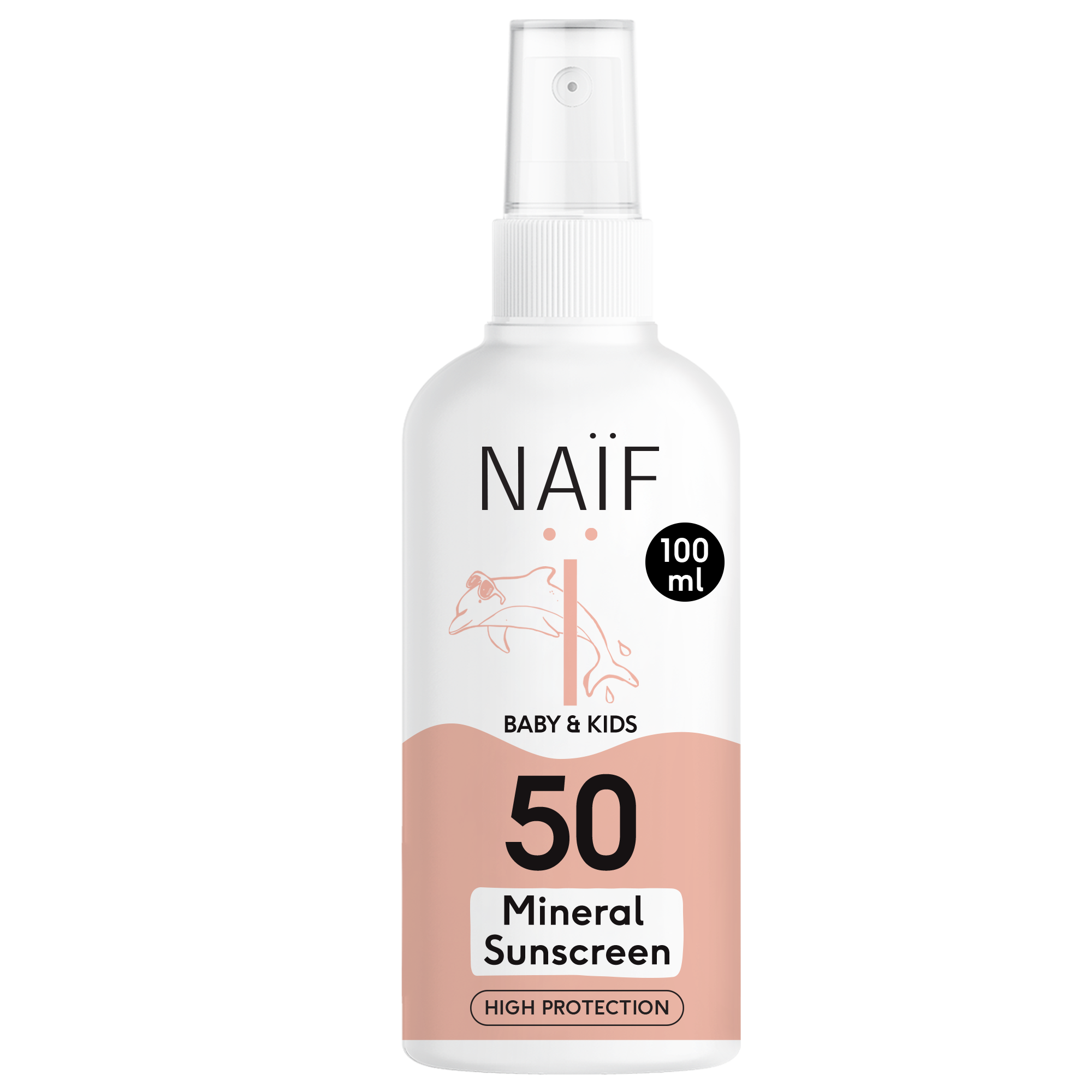 Naïf Sunscreen Spray for Baby & Kids SPF50 | 100ml