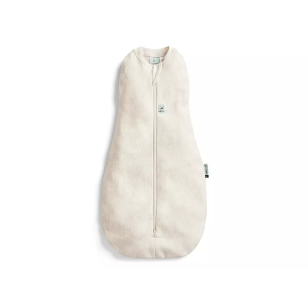 Ergopouch Cocoon Swaddle Sleeping Bag 62 cm Tog 0.2 | Oatmeal Marle