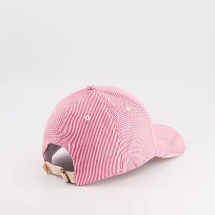 Chamaye Cap Adults | Drama Queen Fuschia Stripped