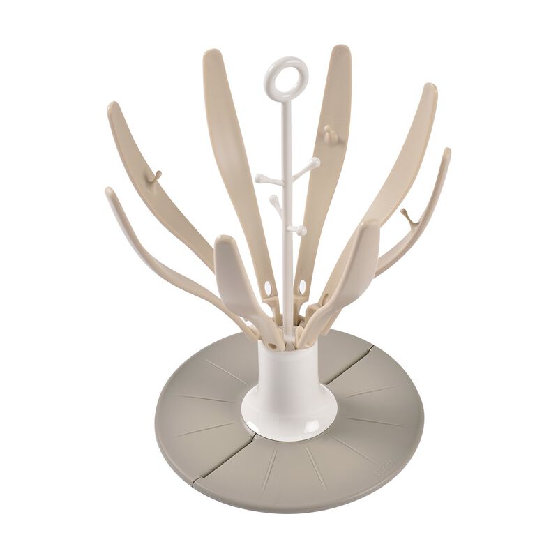 Béaba Folding Flower Dish Rack | Clay - Earth