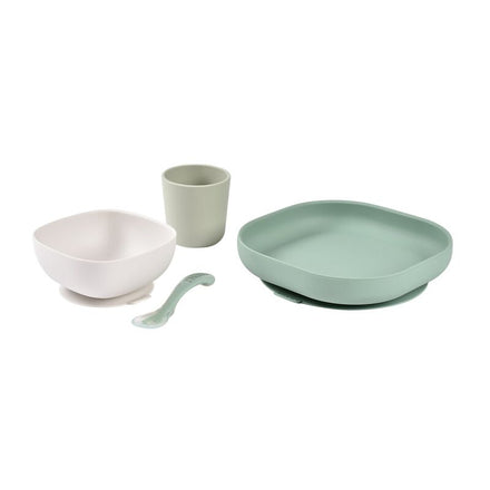 Beaba Silicone Dinner Set | Sage Green