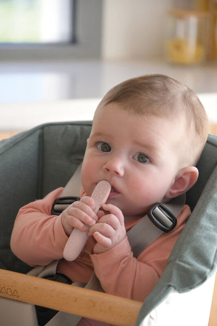 Béaba Set 2 Pre-Spoons Silicone | Cotton Candy /Marshmallow