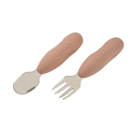 Béaba Set 2 Pre-Cutlery | Praline