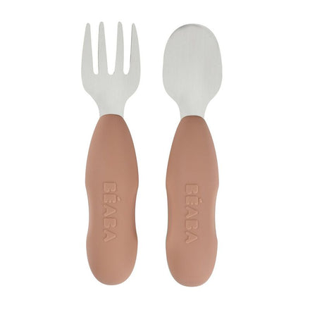 Béaba Set 2 Pre-Cutlery | Praline