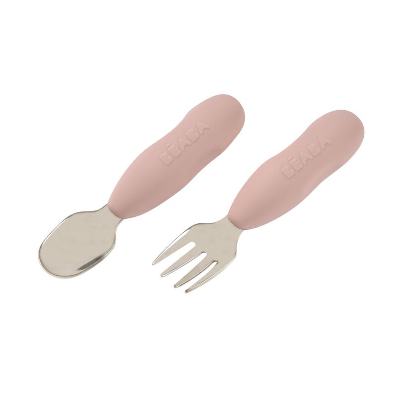 Béaba Set 2 Pre-Cutlery | Cotton Candy