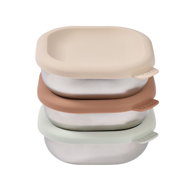 Béaba Meal Boxes Stainless Steel | Natural