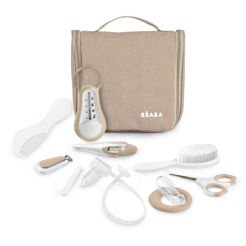 Béaba Toiletry Bag with Nursery Kit | Clay - Arde