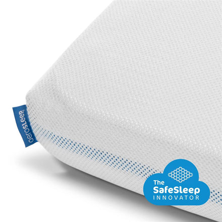 Aerosleep Fitted Sheet 80x40cm Crib | White