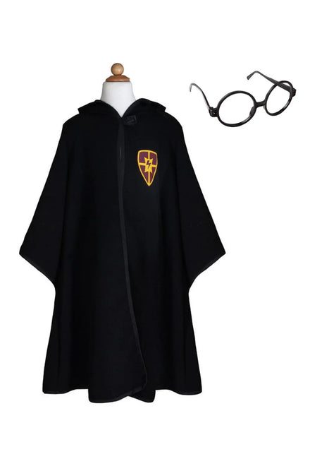 Great Pretenders Wizard Wizard Cloak & Glasses | 7-8Y