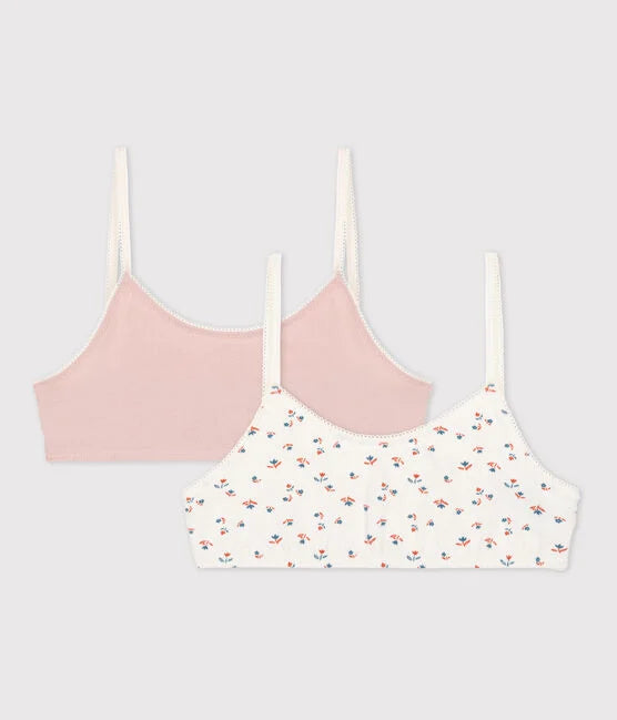* Petit Bateau Set 2 Cotton Undertops