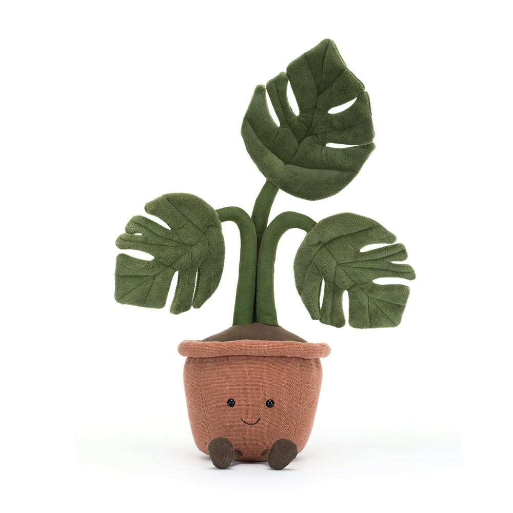 Jellycat Cuddly Amuseable Monstera Plant