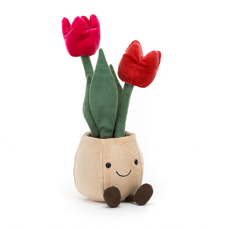 Jellycat Cuddly Amuseable Tulip Pot | 30x11cm