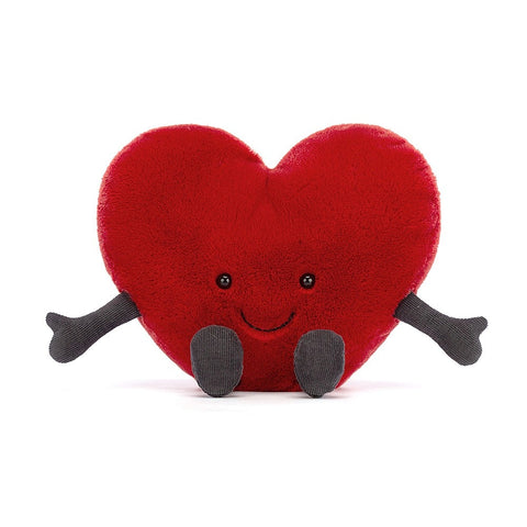 Jellycat Cuddly Amuseable Red Heart | 17x19cm