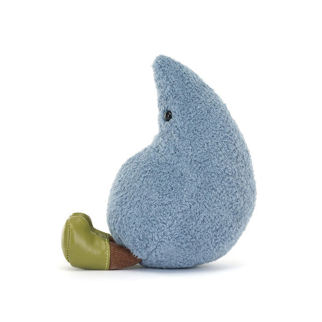 Jellycat Cuddly Toy Amuseable Happy Raindrop |  13 cm