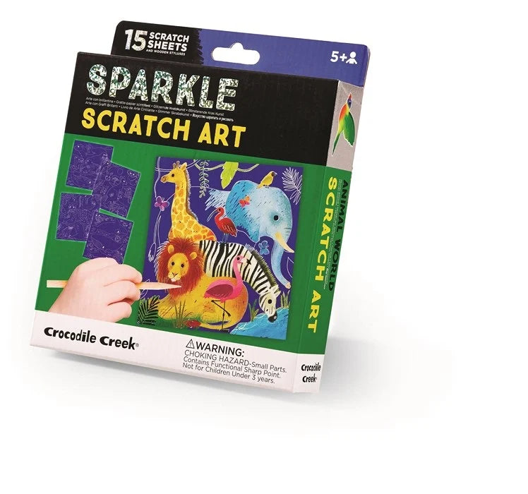 Crocodile Creek Craft Set Scratch | Animal World