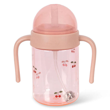Konges Sløjd Drinking Bottle with Handles | Cherry Blush