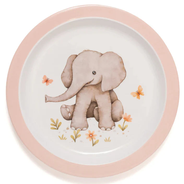 Petit Monkey Melamine Plate | Elephant
