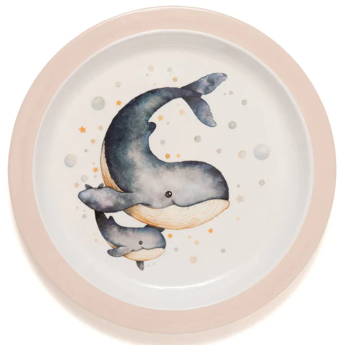 Petit Monkey Melamine Plate | Whale