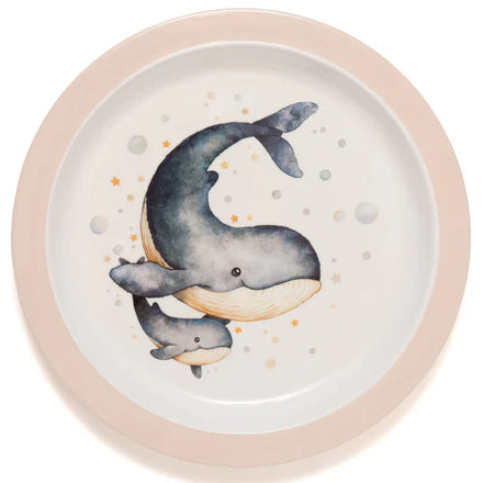 Petit Monkey Melamine Plate | Whale