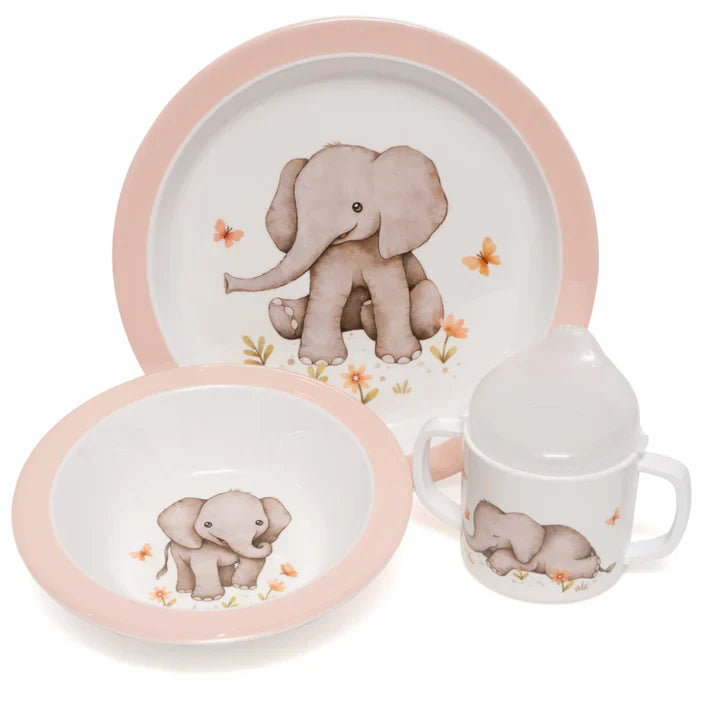 Petit Monkey Melamine Plate | Elephant