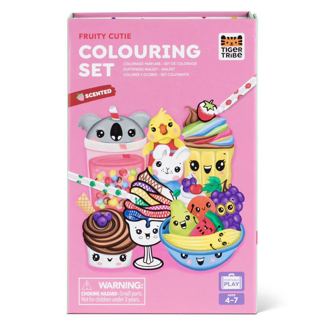 Tiger Tribe Take Away Scented Coloring Set | Fruity Cutie