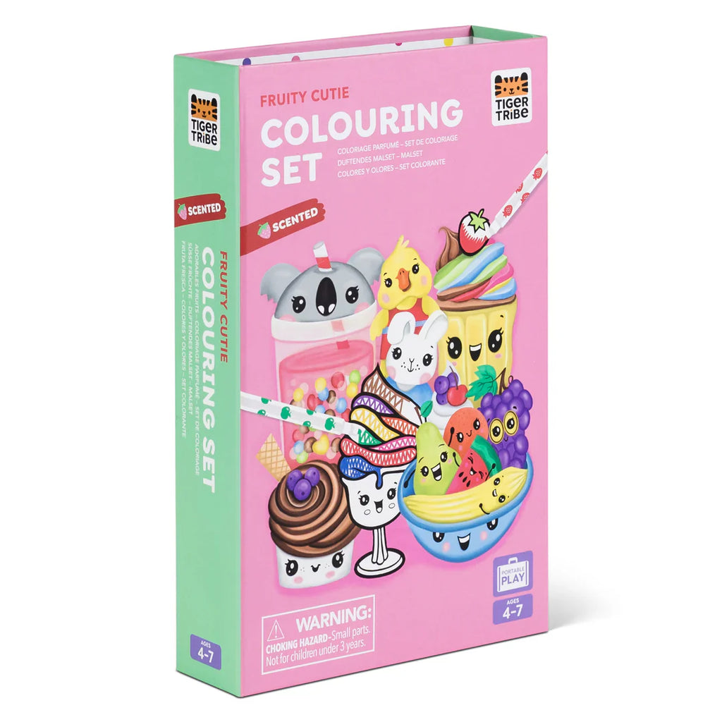 Tiger Tribe Take Away Scented Coloring Set | Fruity Cutie