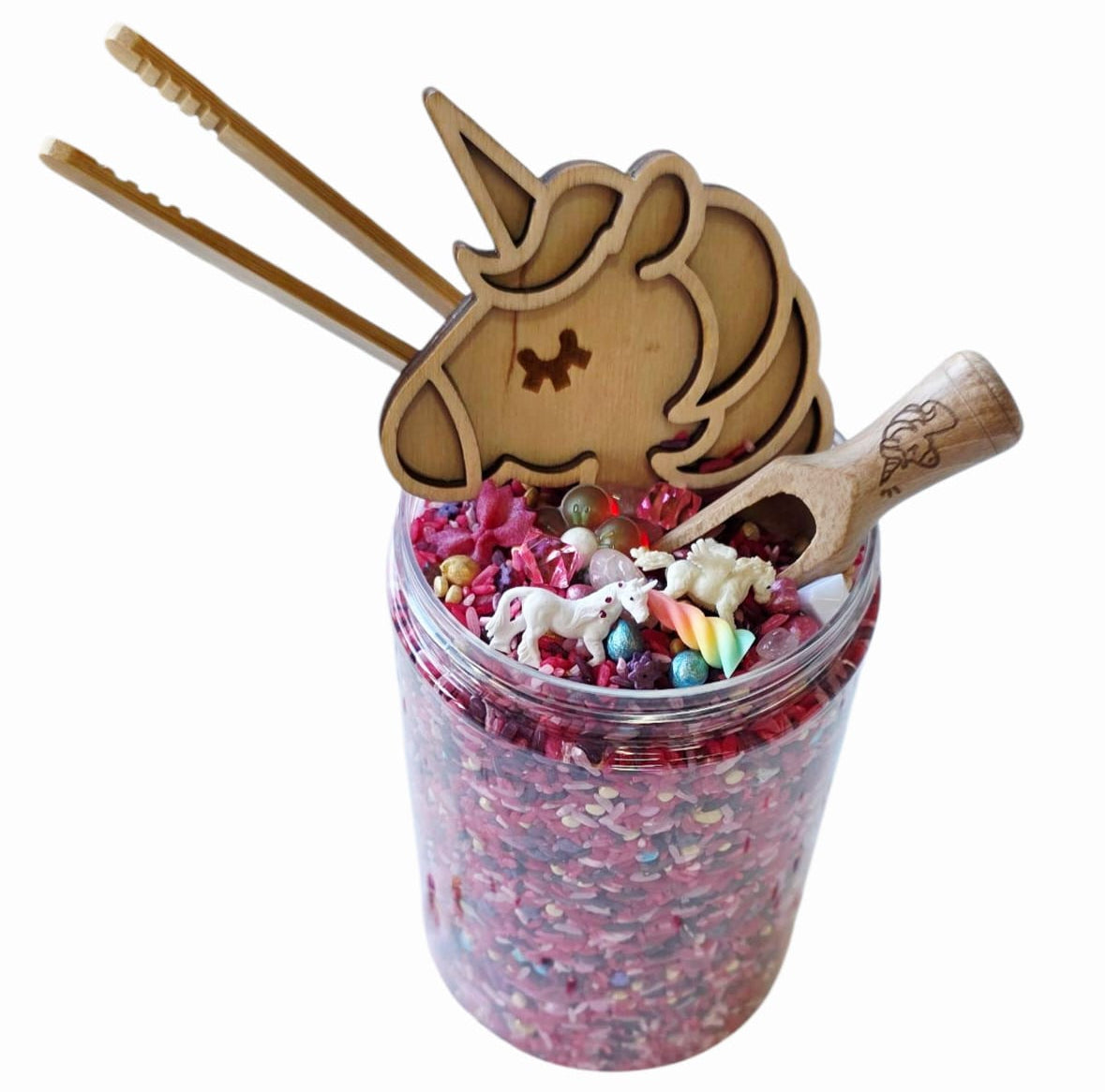 SensoryFun Play Rice Mix Pour And Play 1.2kg | Unicorn