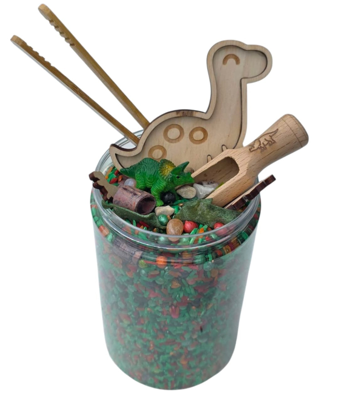 SensoryFun Play Rice Mix Pour And Play 1.2kg | Dino