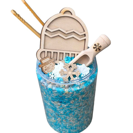 SensoryFun Play Rice Mix Pour And Play 1.2kg | Winter