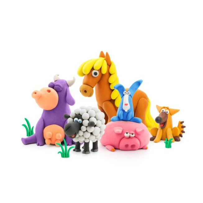 Heyclay 15 Pots of Play Clay | Animals