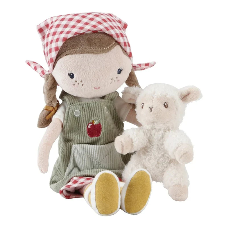Little Dutch Cuddle Doll 35cm | Farmer's wife Rosa with sheep