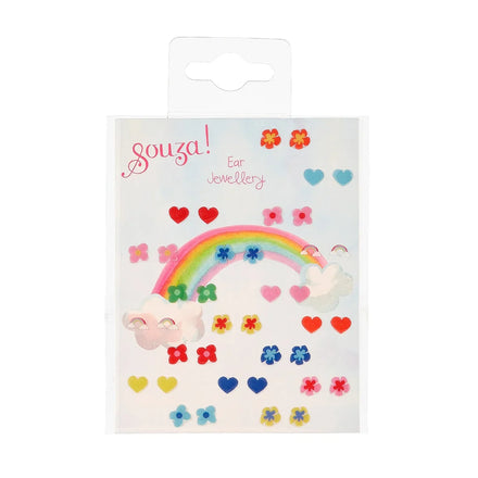 Souza Ear Stickers 19 Pairs | Flowers Hearts