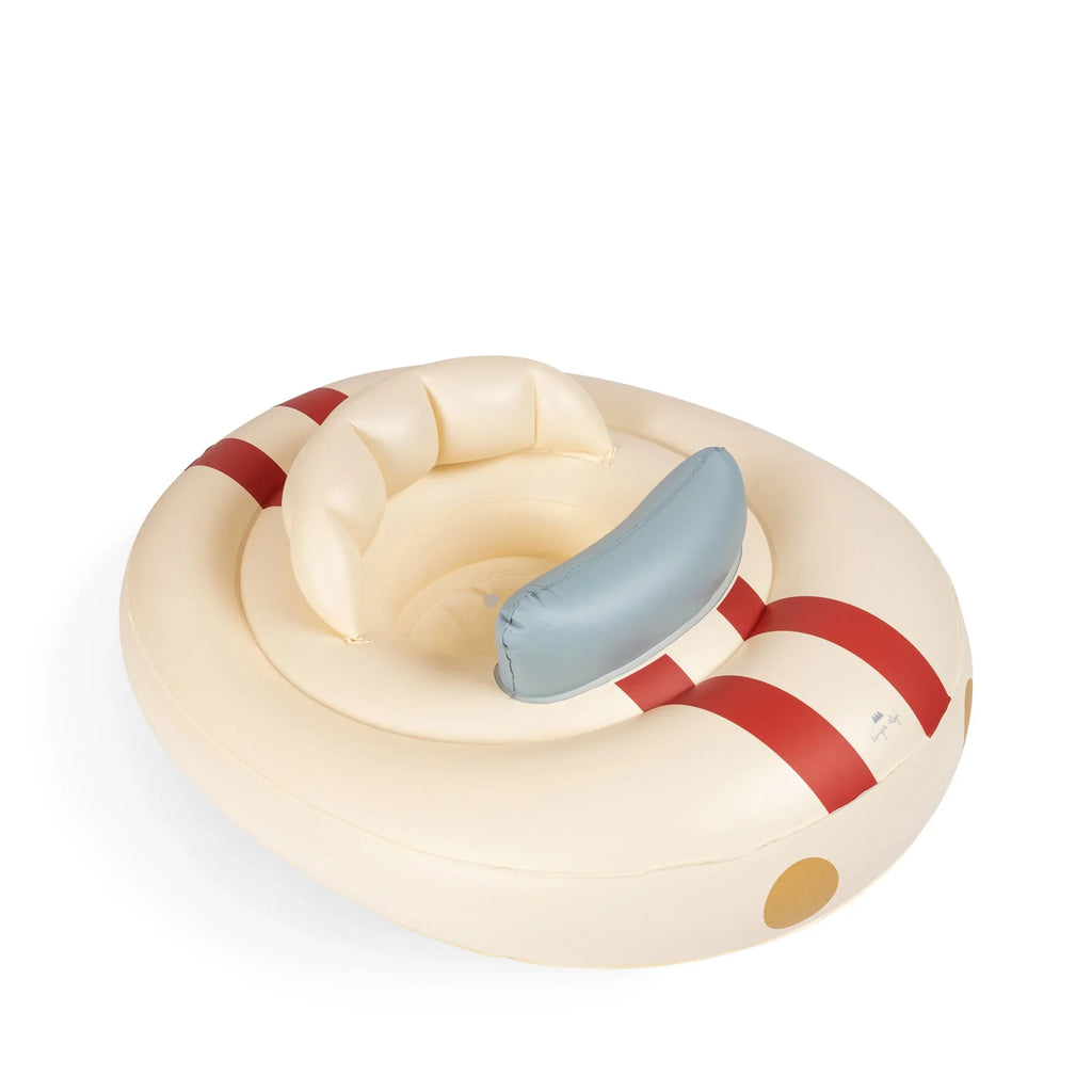 Konges Sløjd Baby Water Ring Car | Cream Off White