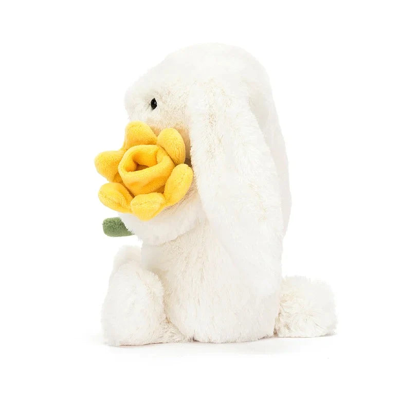 Jellycat Cuddle Bashful Bunny With Daffodil | 18x19cm