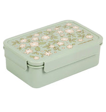 A Little Lovely Company Lunch Box With Dividers | Blossoms Sage