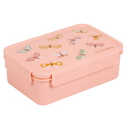 A Little Lovely Company Lunch Box With Dividers | Butterflies